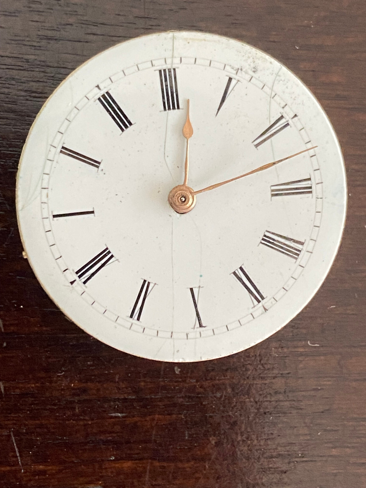 VINTAGE 29.4MM SWISS REVIEW G.T. POCKET WATCH MOVEMENT, RUNNING GOOD