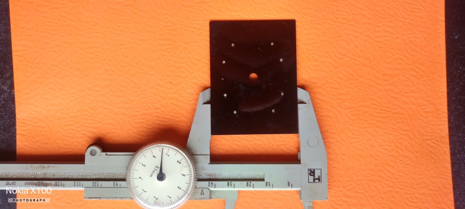 Helveco clock dial swiss 46.6 X 61.6 mm.