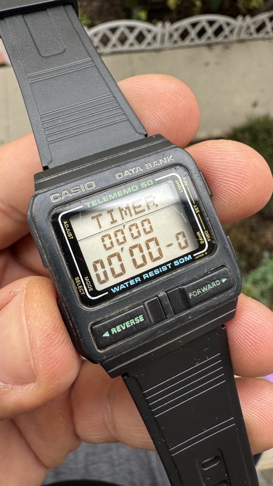 Vintage Casio Databank DB-52W Working New Battery Rare