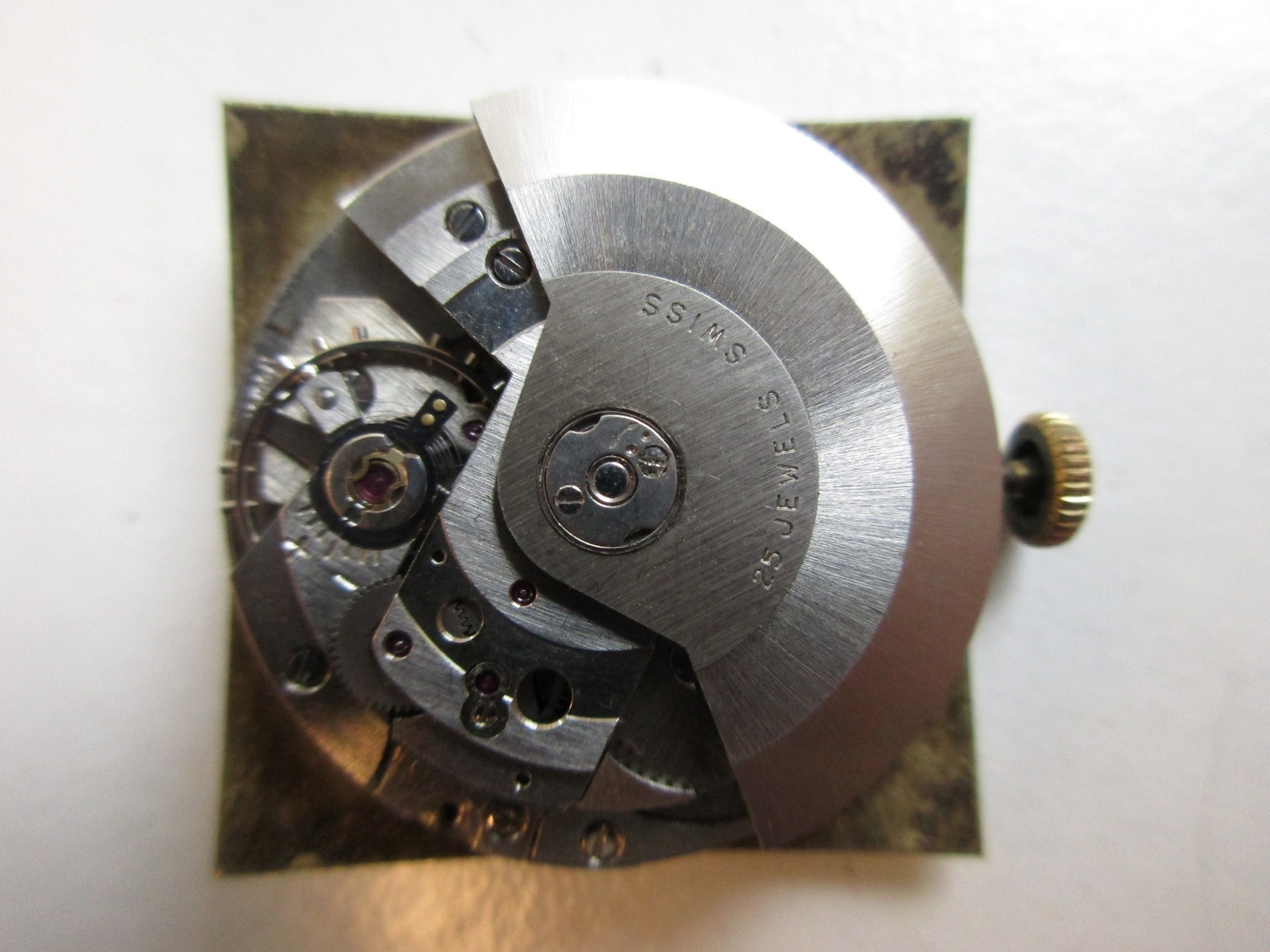 AS A. Schild cal. 1700/01 Swiss automatic watch movement – date at 4-5 – running