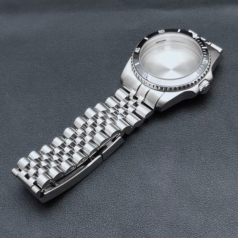 36Mm Silver Watch Case Sapphire Glass Fit NH35 NH36 ETA2824 2836 Miyota8215 DG28