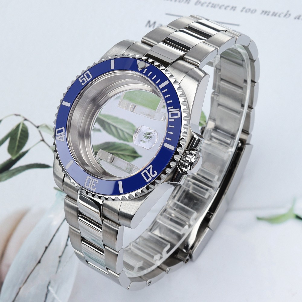 FEIYASHI Sapphire 40mm Steel NH35 Watch Case For Seiko NH35 Miyota 8215 Movement