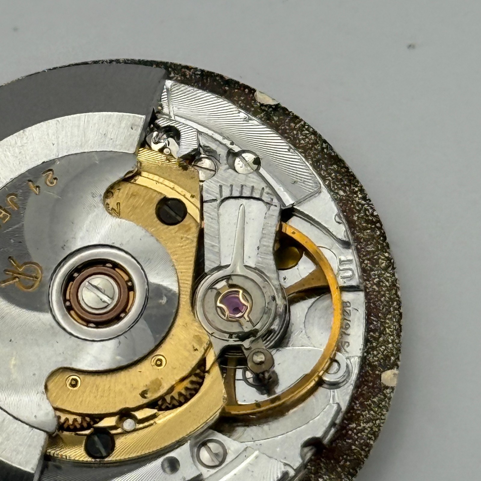 MSR S76-28 Watch Movement Garrard Date Automatic Vintage Parts Repair 25.8mm