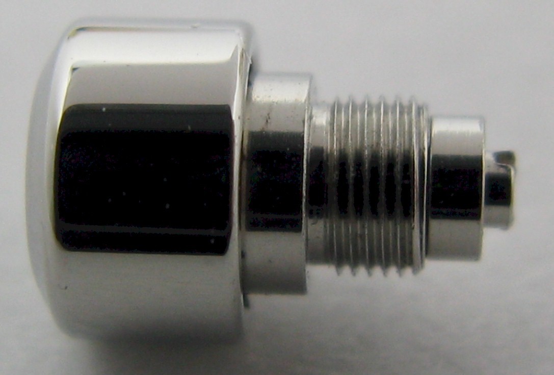 chronograph pusher in stainless steel diameter 4.2 mm fit case hole close 2.3 mm