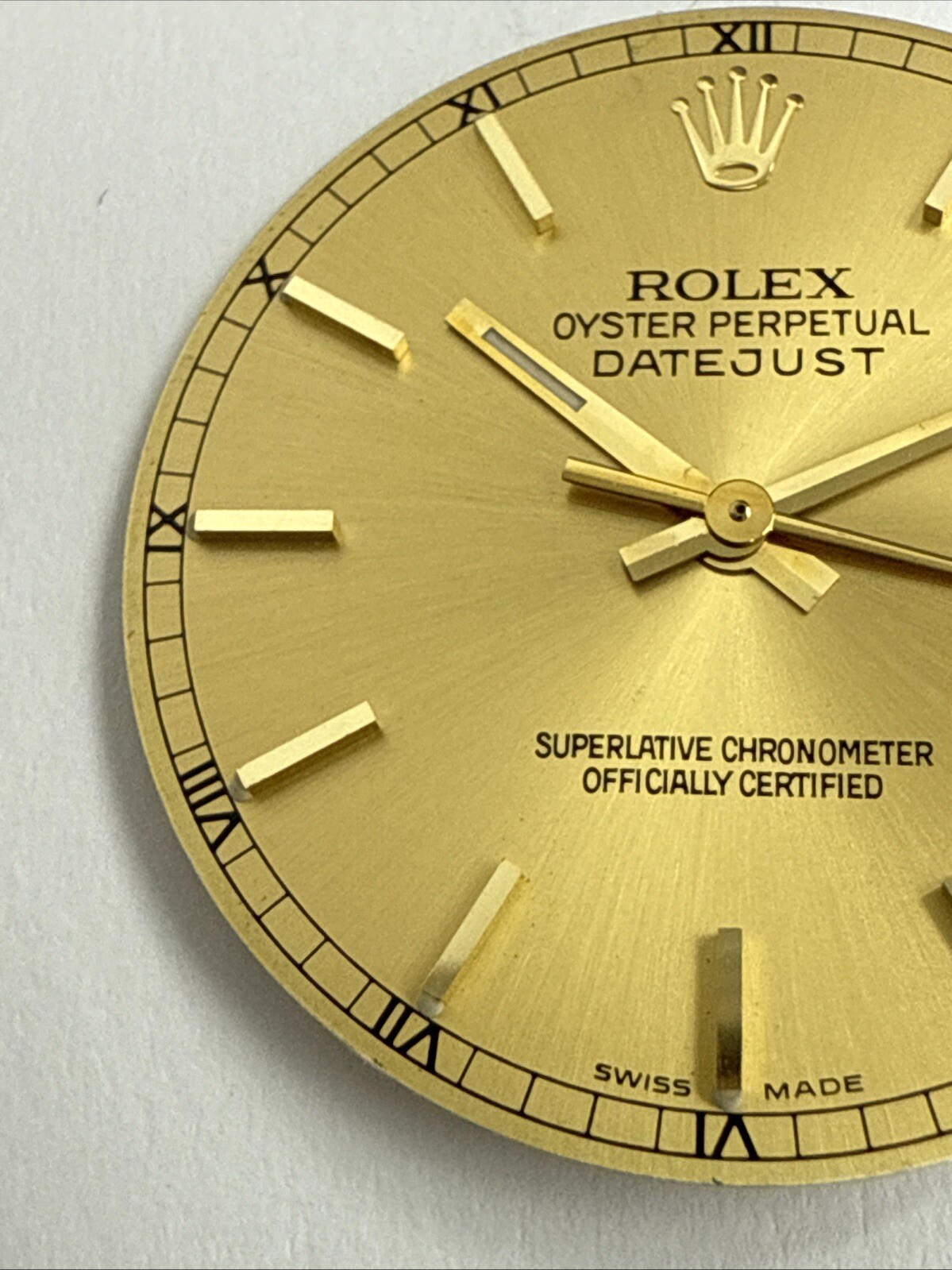 Rolex Factory Champion Dial With Original Hands For 36 mm 16013-16233