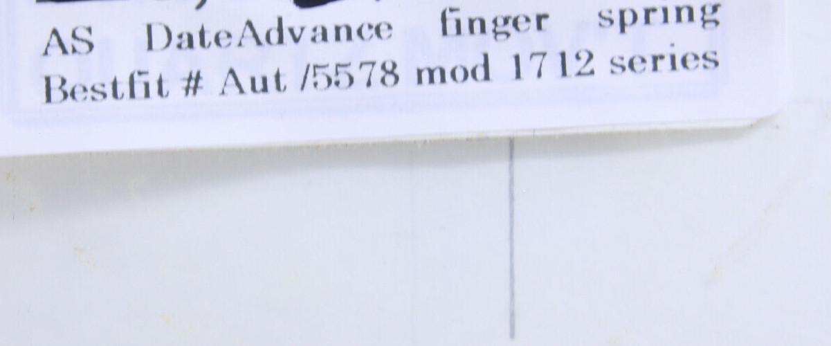 Date advance finger Spring For AS 1712, 1448, 1470 part # 5578 (1)
