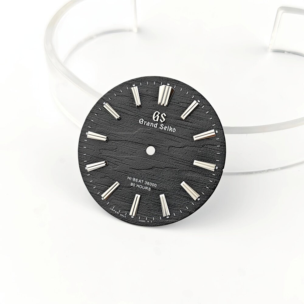 33.5mm Horizontal stripes Watch Dial No Lume for Nh35 Movement Watch Parts