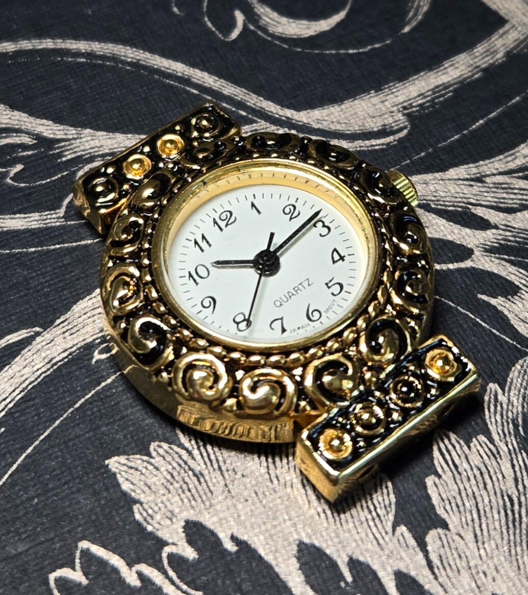 Beading Watch Faces Bronze Battery Included Watch Faces for Jewelry Making 3 pcs