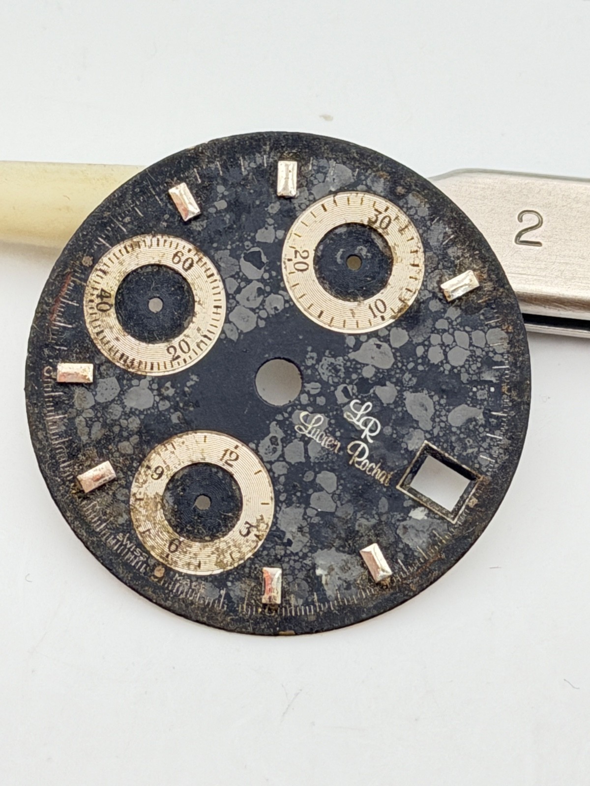 lucien rochat chrono 7750 28.5mm dial dial