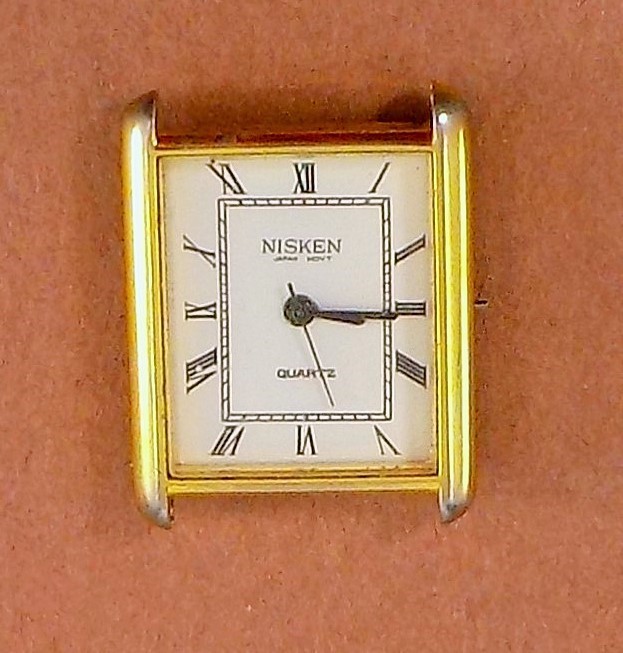 Vintage Nisken wristwatch PARTS REPAIR RESTORATION SOLD AS IS hard to find gift