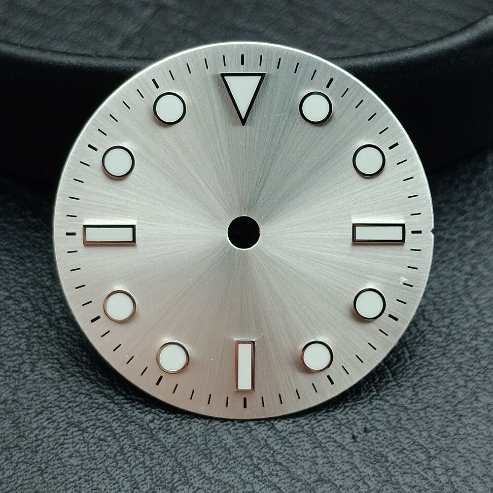 28.5mm nh35 dial green luminous for NH35/36 mechanical movements dial accessorie