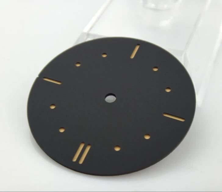 39mm black dial Dot number Green luminous for eta6497 6498 ST3600 ST3621