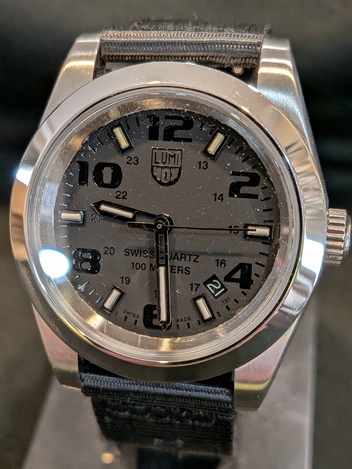 Luminox Blackout MOD Steel Case Sapphire Crystal Read Description