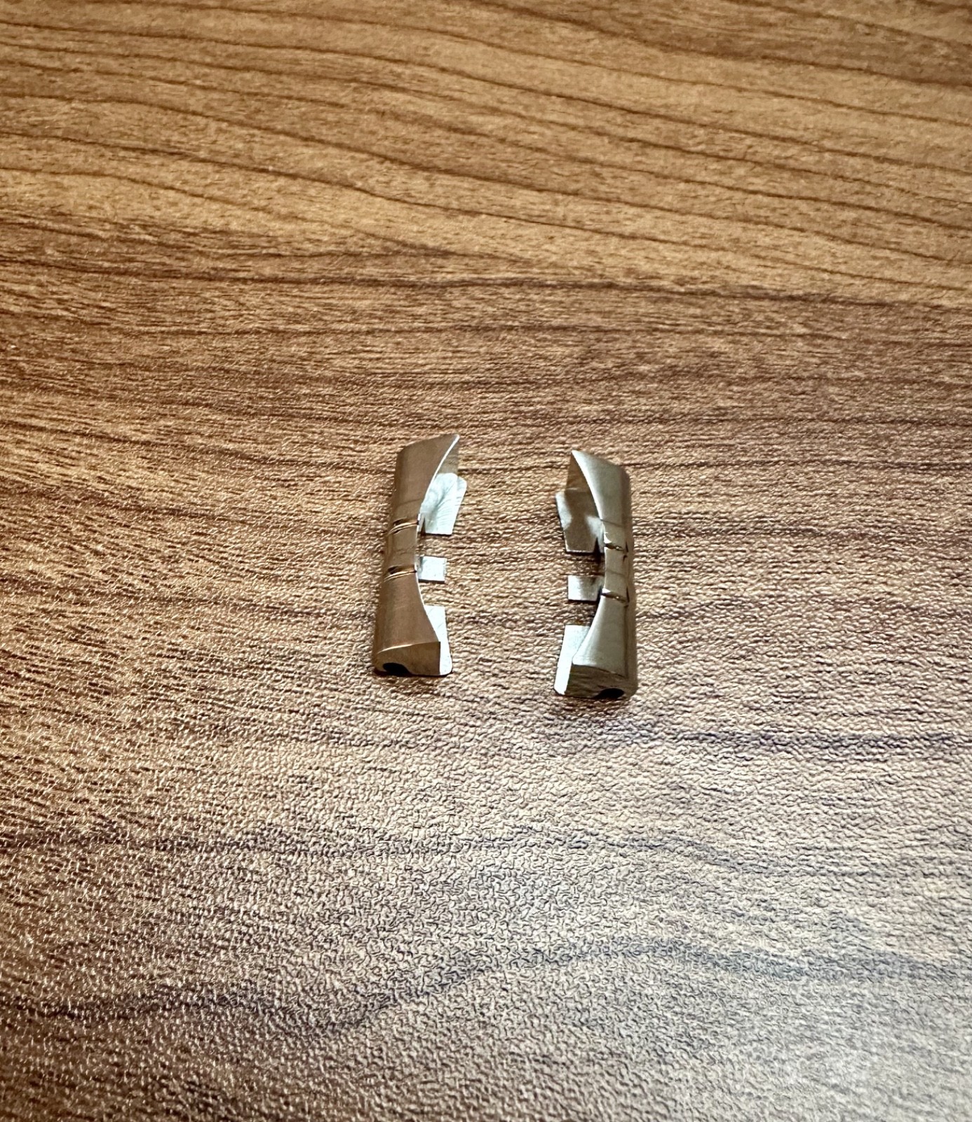Spares Silver End Piece Pair For Seiko 5 Sports Watch SSK Models