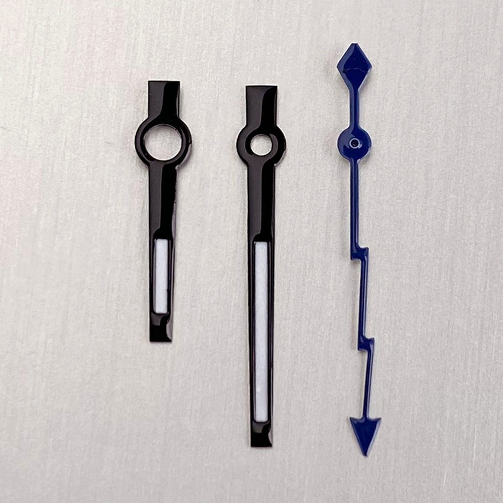 Tandorio High-Quality Luminous Watch Hand Set For NH35 NH36A Movement Watch Part