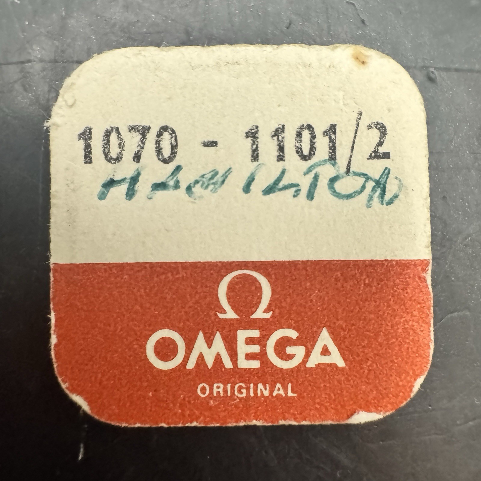 Genuine Omega Original Crown Wheel and Core Part 1070-1101/2 Cal. 1070 NOS