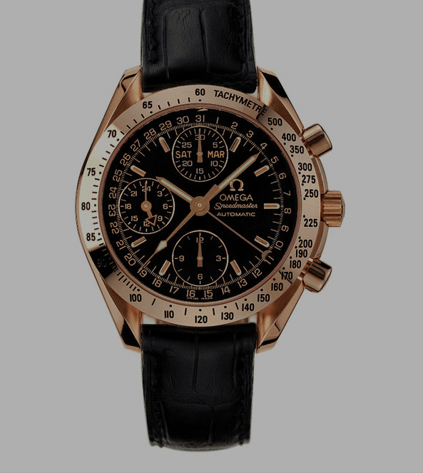 Omega Speedmaster Day-Date Chronograph 3623.50 3123.50 Rose Gold Watch Hands