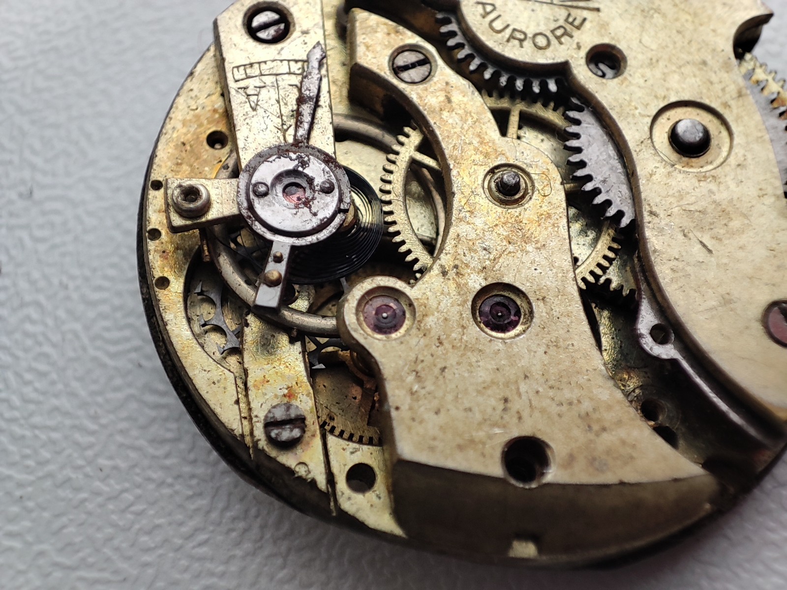 Aurore Pocket Watch movement – 26.8 mm – for parts and spares