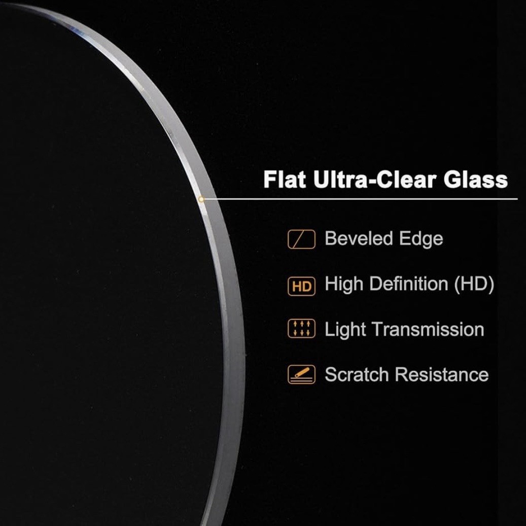 New 28.6 mm X 1 mm Watch Crystal – Flat Round Mineral Glass