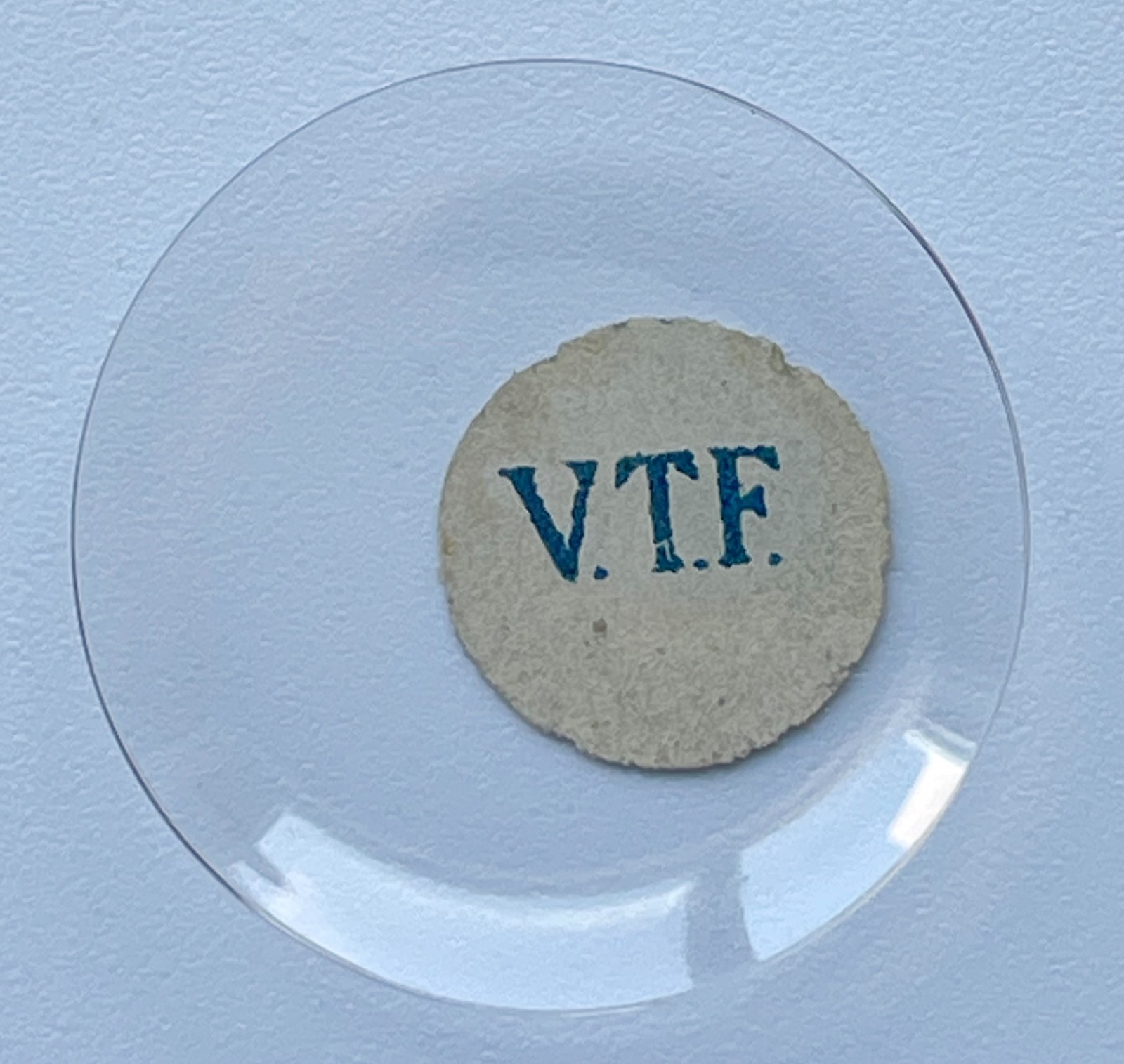 VTF Pocket Watch Crystal 33mm Round Acrylic Replacement Parts Repair Vintage NOS