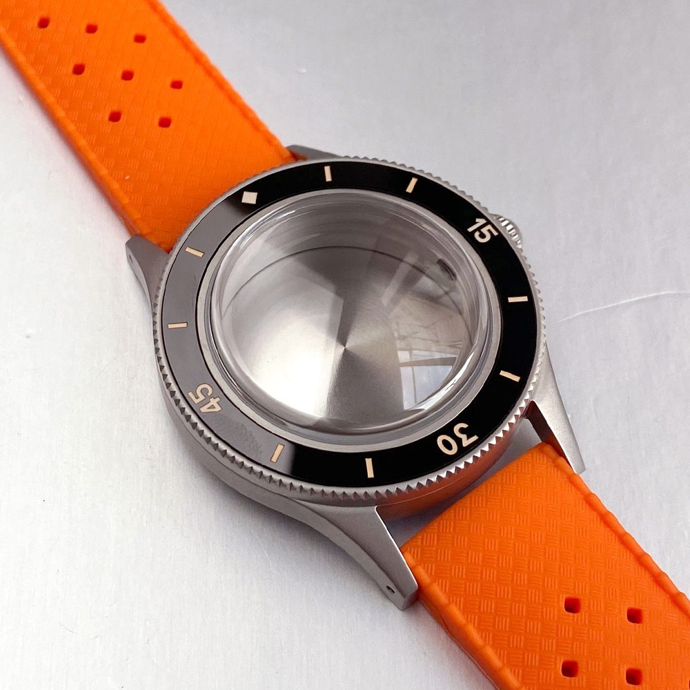 Retro 40mm Sapphire Watch Case For Fifty Fathoms NH35 NH36 ETA2824 Miyota8215