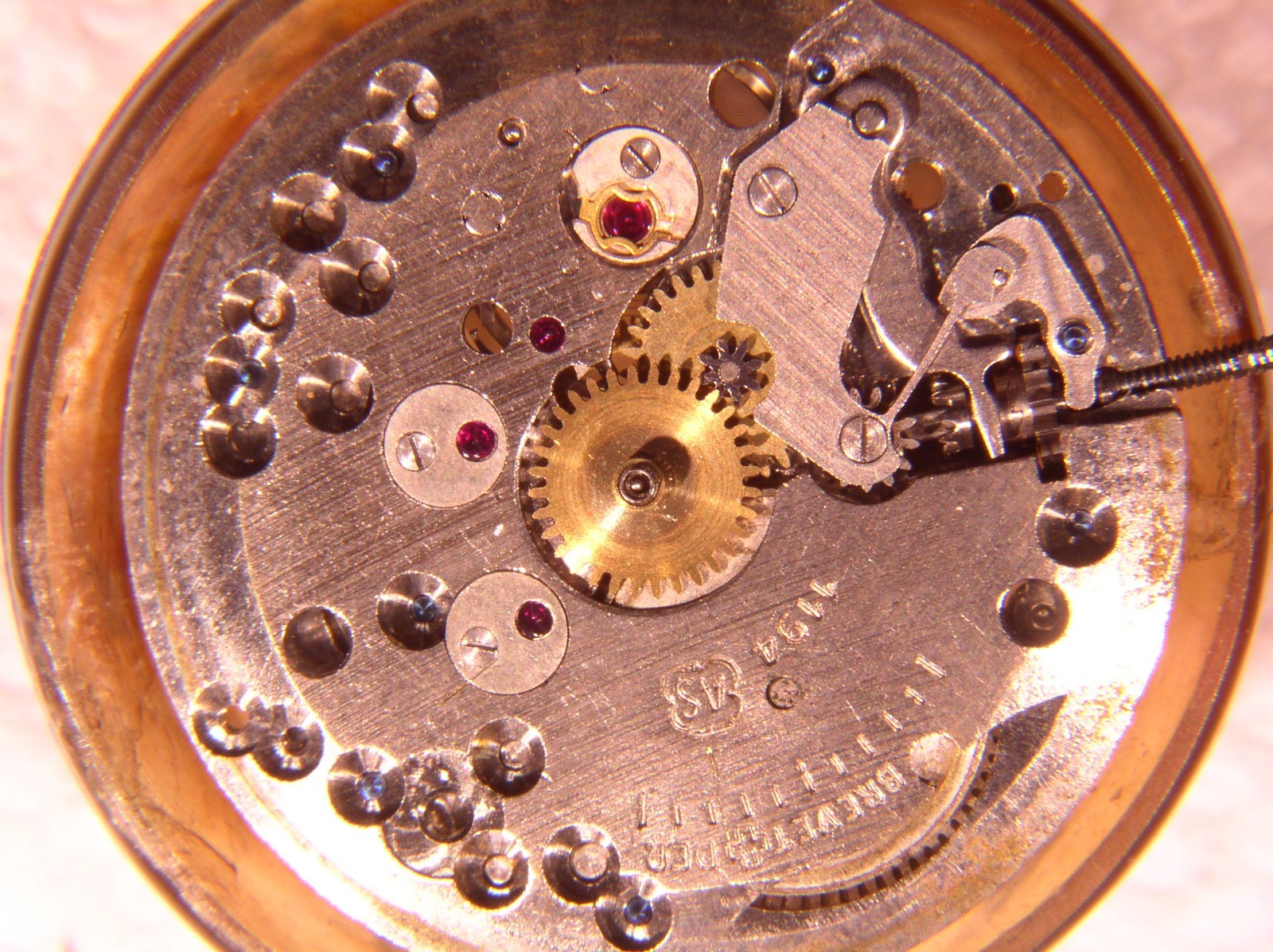 Crawford WWII Military Style Watch Movement Parts or Restoration AS 1194