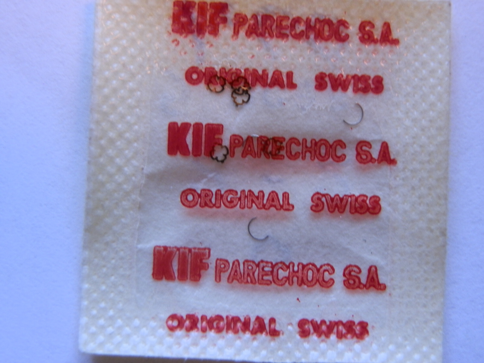 1 PR , ROLEX 191 , LIKE… KIF INCABLOC KIF 2-2 Spring/ Bow KIF PARECHOC S.A.