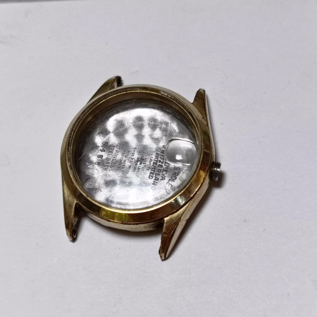 GENUINE COMPLETE CASE GOLDEN COLOR VINTAGE ROLEX 6466 BREVET 6239 40 MICRONS