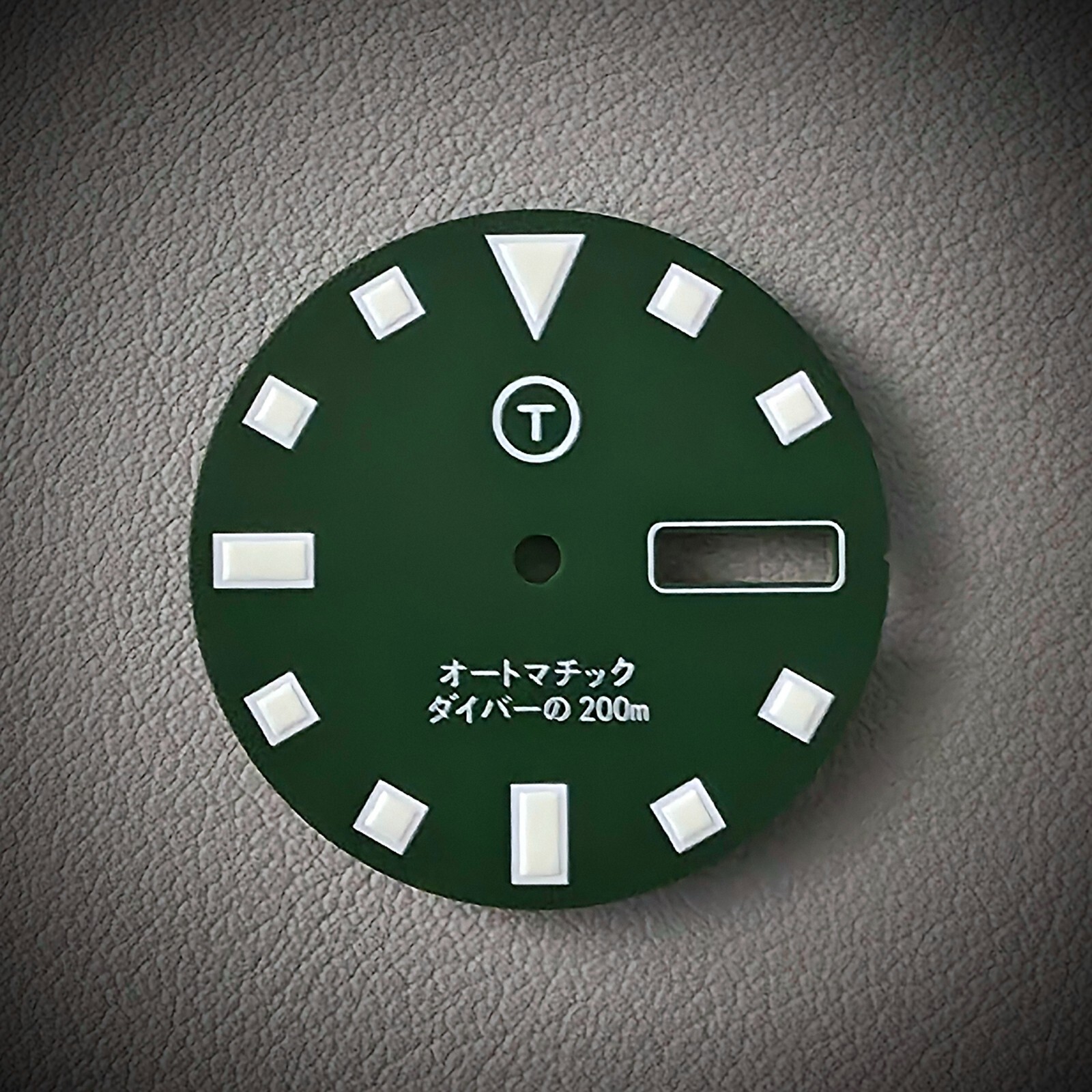 TLDC0631DD Army Green C3 / Seiko Mod PLGS Day Date Dial NH36 4R36 SKX SRPD 28.5