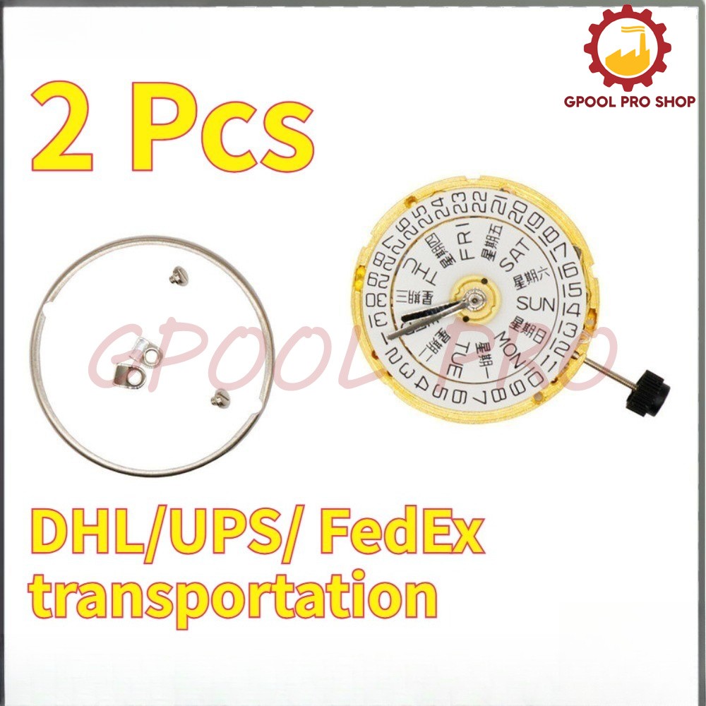 2pcs Clone ETA 2836 2836-2 Automatic Movement for Seagul St2146 Gold ENGRAVE