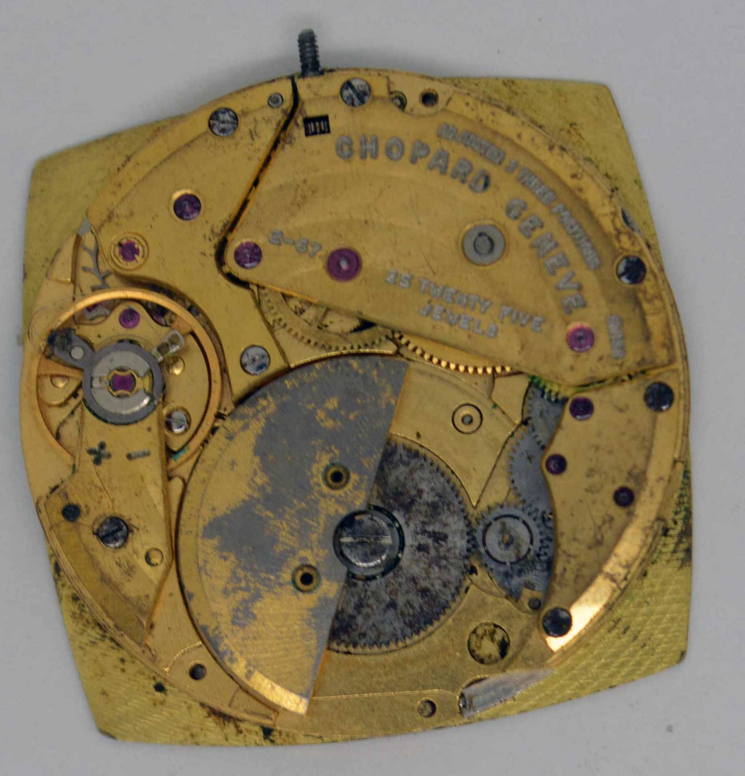 VTG CHOPARD GENEVE MICRO ROTOR Movement & Dial. Cal: 2-67. For Parts