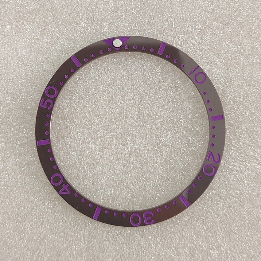 Replacement Flat Ceramic Bezel Outer Diameter 38MM Inner Diameter 31.5MM Bezel
