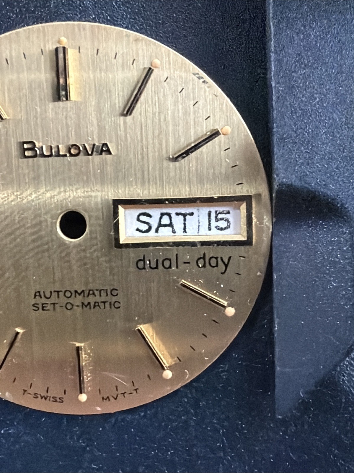 BA88 Bulova Automatic Set O Matic Day Date 27-28mm Mens Watch Dial Replacement**