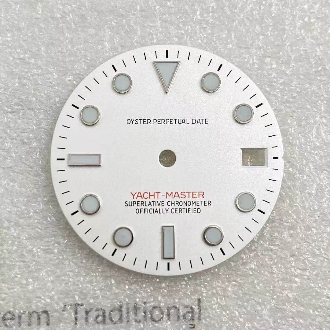 28.5mm Watch Dial Green Blue Luminous for Nh35 Nh36 Movement Watch Accessories