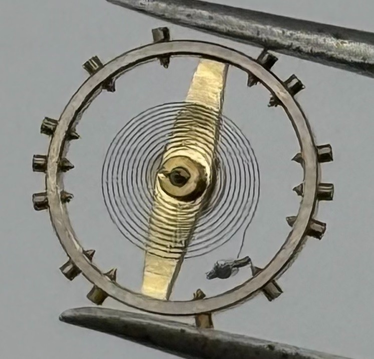 MST 340 Balance Wheel Complete And Spring 6¾’’’ Renata 574 Watch Movement Parts