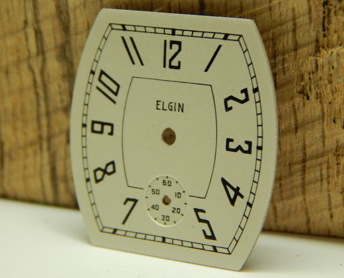 Beautiful Elgin Watch Dial 26.9mm Diameter Circa 1920’s or 1930’s NEW OLD STOCK