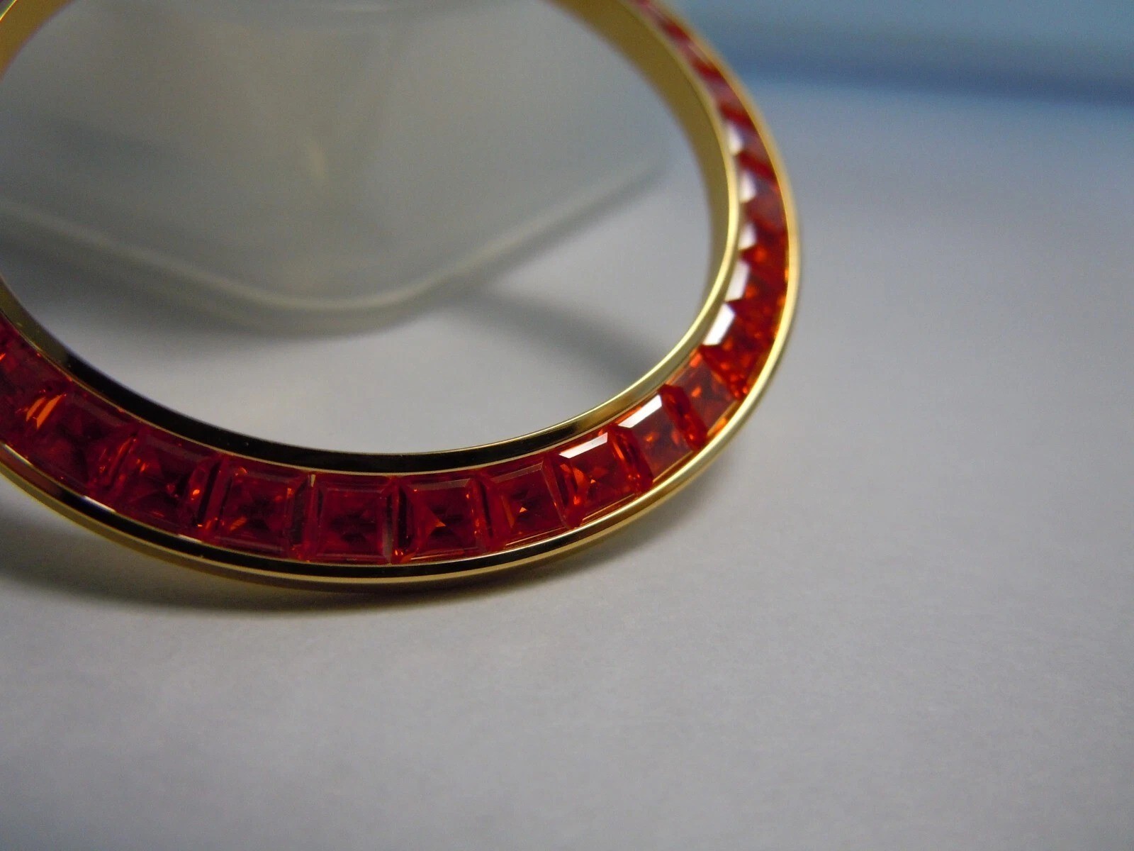 Yellow GP Orange CZ for Rolex Daytona 116503,116508,116518,116578,116588,116598