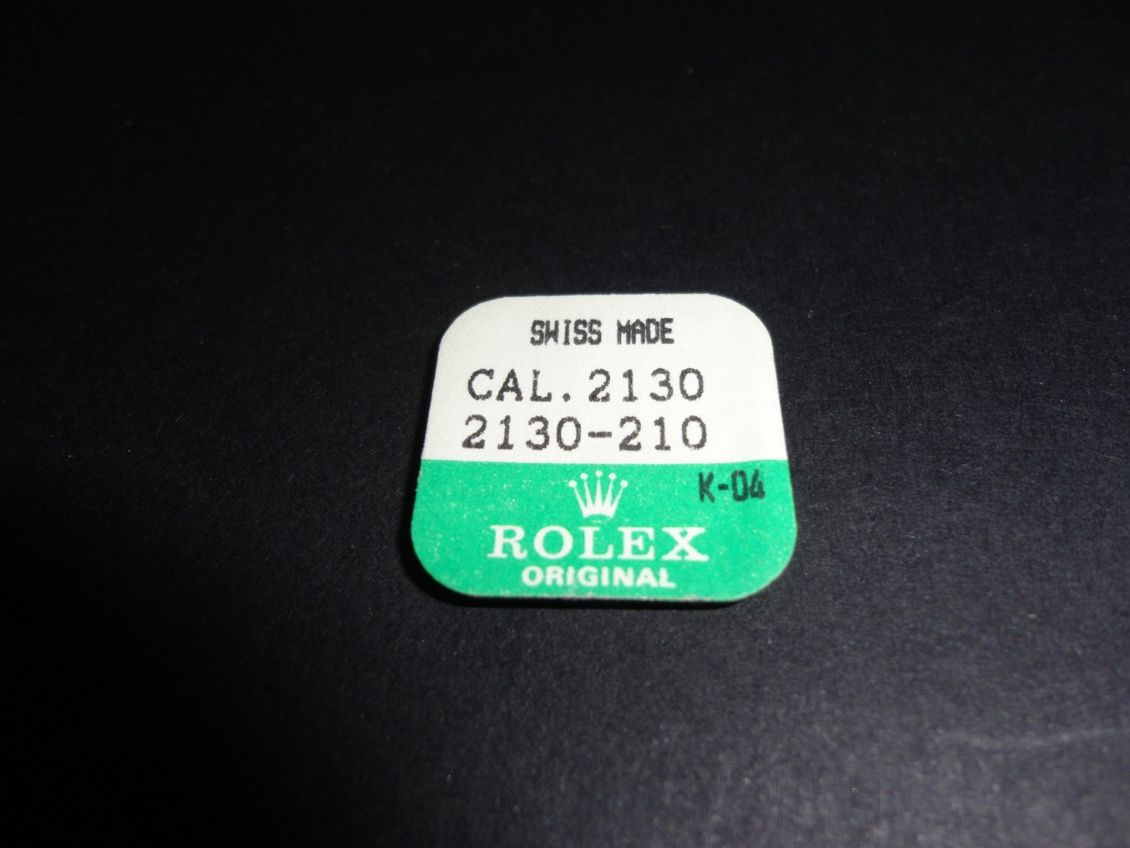 ROLEX 2130-210 Crown Wheel Watch Part NOS