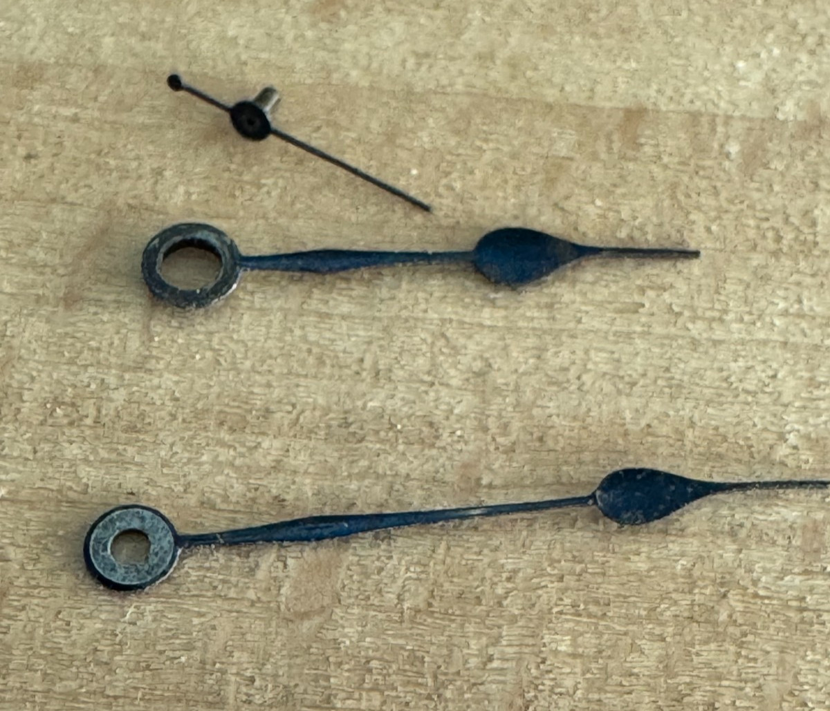 VINTAGE 16 SIZE HAMILTON POCKET WATCH HANDS 3PCS!