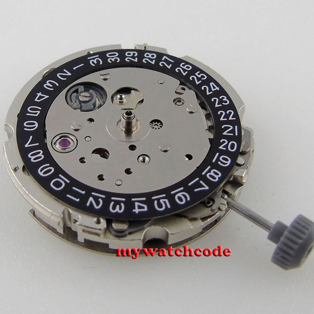 New edition 21 jewels miyota 8215 black window automatic mechanical movement