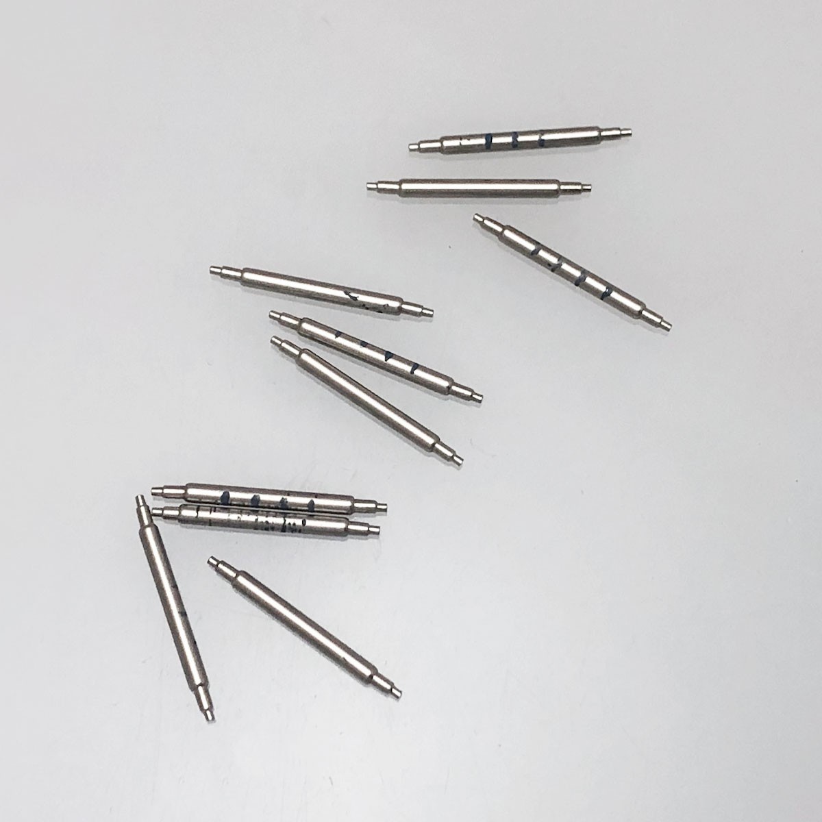 10 pcs x 16 mm Watch Spring Bar Pin 1.8 mm Diameter 0.9 mm Tip Stainless Steel