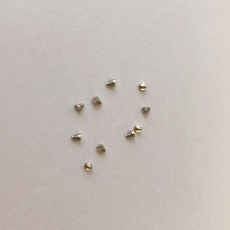 Replacement Mechanical Hand Winding Watch Movement Screws For ST3621/ETA6498