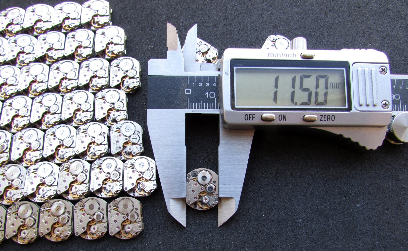 Lot 37 extra small watch movements LUCH caliber 1300 Steampunk Art or repair