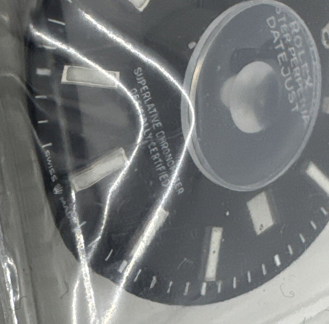 Rolex 126200 126234 Datejust Original Black Dial Index 13/126208 In Blister