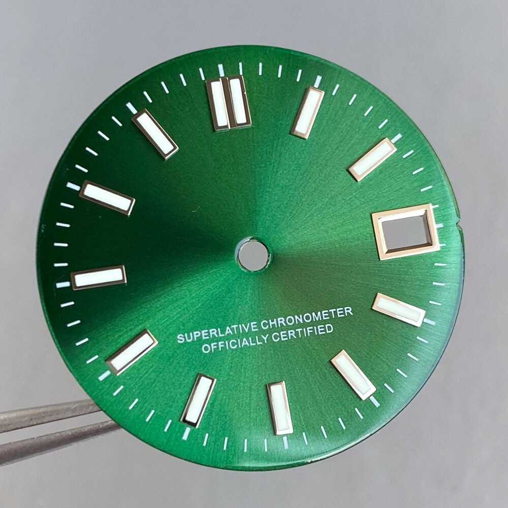 Mod 8 Color For DateJust Replacement Sunburst Watch Dial Fit NH35 NH36 Movement