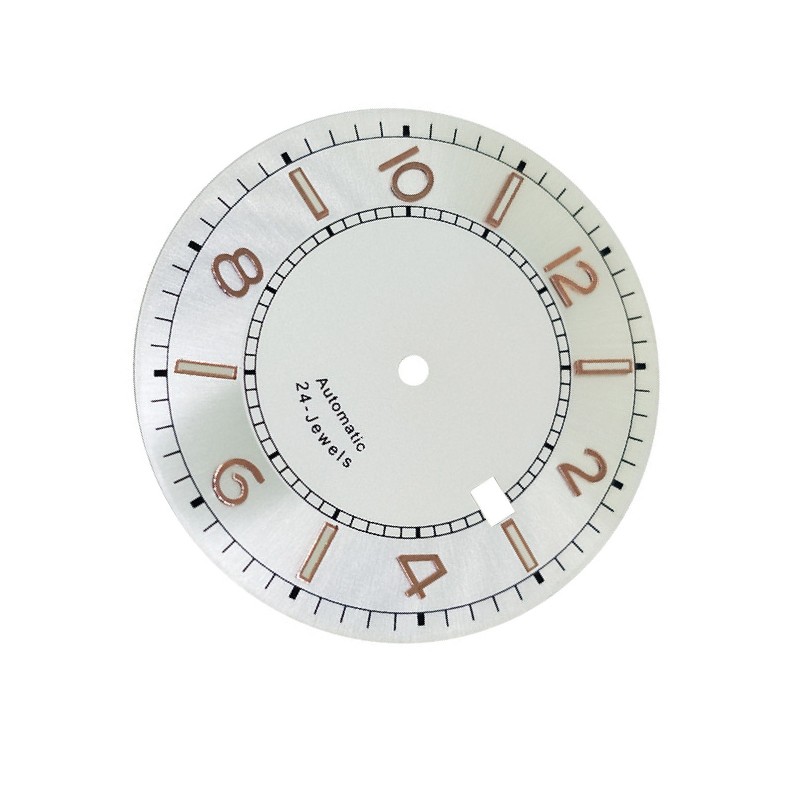 1Pc 36.5mm Watch Dial w/ Green Luminous For NH35 Movement Watch Accessories