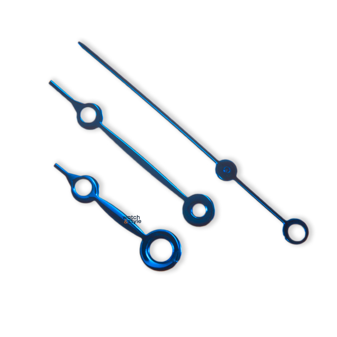 H1453 Breguet Style Hands – Polished Blue