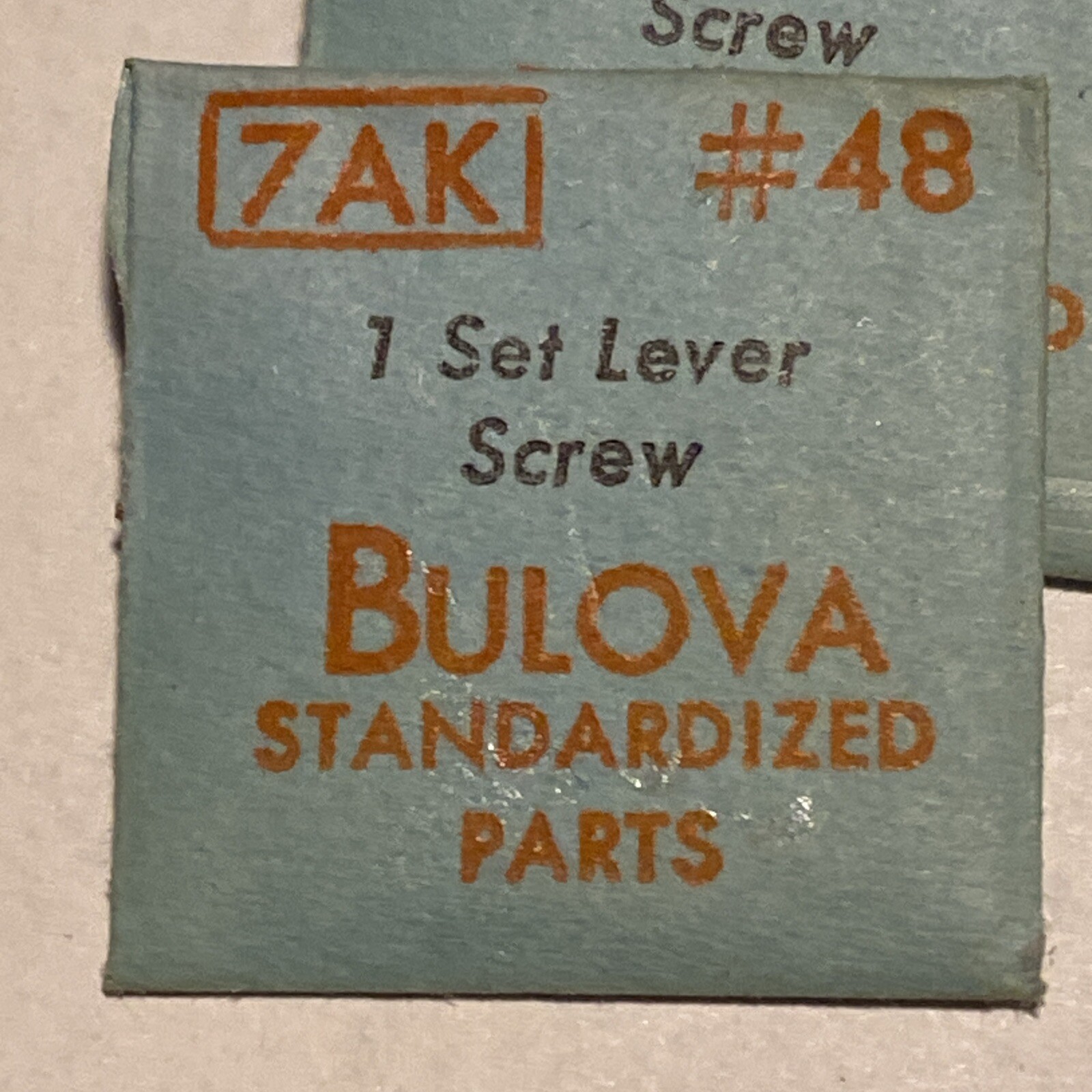NOS Bulova Set Lever Screw #48 #5443 Cal. 3AC 7AD 7AK 7AP 7BPP 7BS 10AX 11AAC