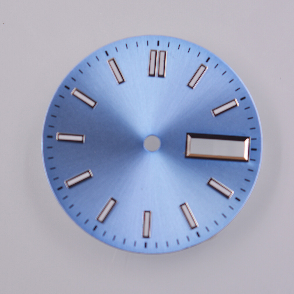 29mm Green Luminous Watch Dial Fit for NH36 NH36A Movement Black/Blue/White