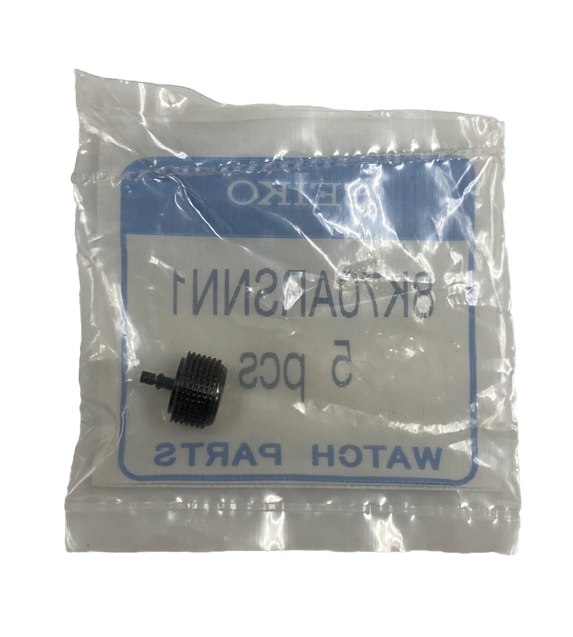 Genuine Seiko 8K70ARSNN1 Black Color Crown for Kinetic SUN005 5M65-0AB0